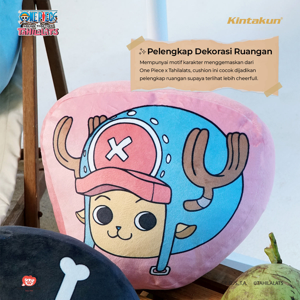 Kintakun Home Bantal Sofa Bajak Laut Series Varian Karakter