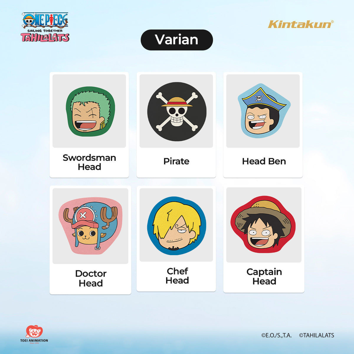 Kintakun Home Bantal Sofa Bajak Laut Series Varian Karakter