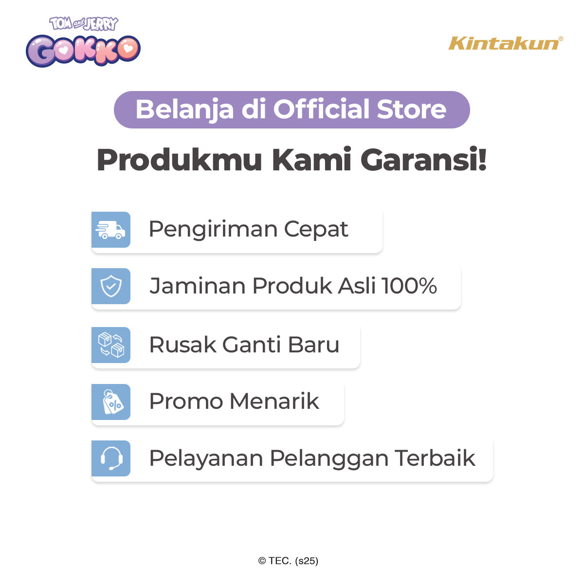 Kintakun Tom And Jerry Gokko Sarung Bantal Guling Twinkle Time