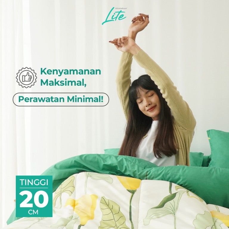 Kintakun Lite Bedcover Rumbai Haini Tinggi 20cm