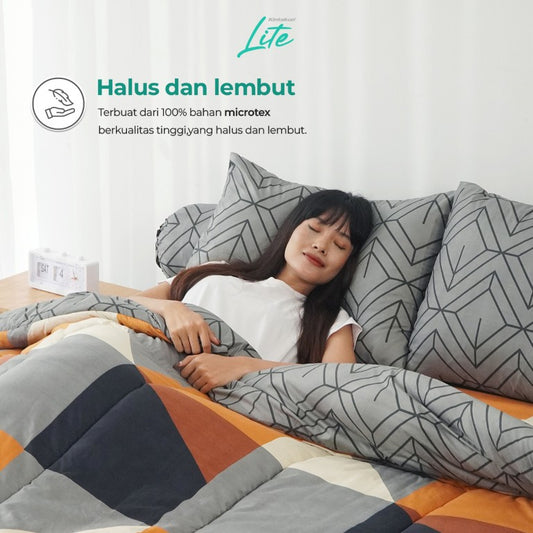Kintakun Lite Bedcover Fitted Brandon Tinggi 20cm
