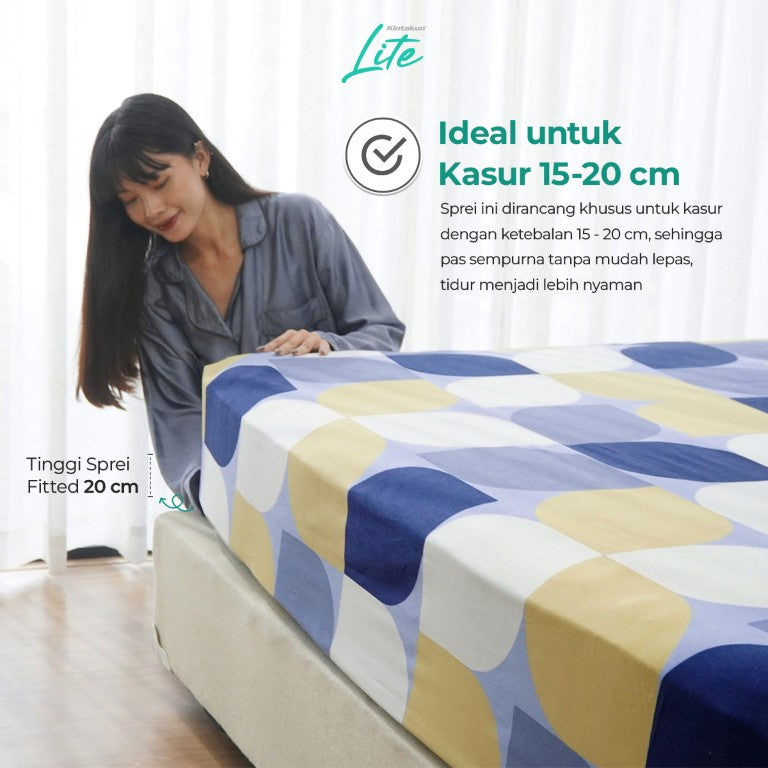 Kintakun Lite Sprei Fitted Milea Tinggi 20cm