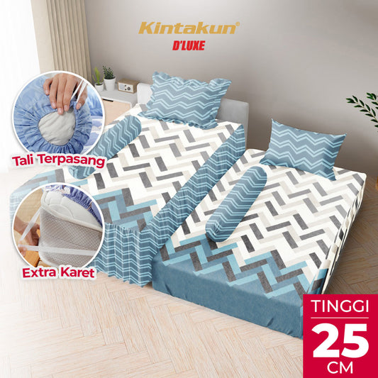 Kintakun Dluxe Sprei Duo 2in1 Jovita Tinggi 25cm