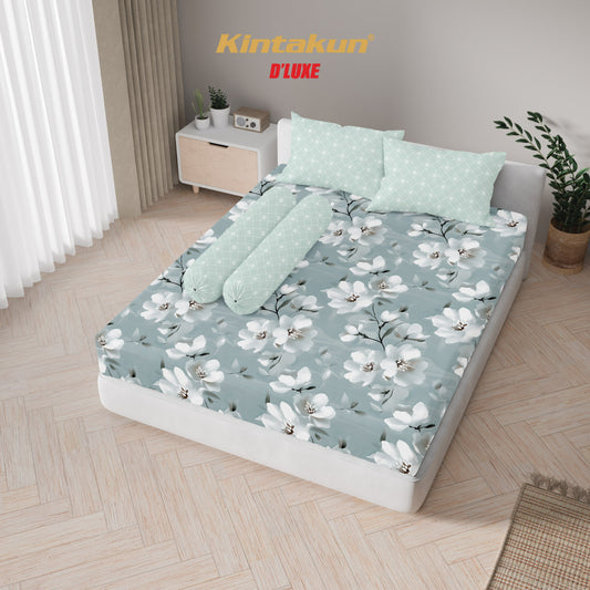 Kintakun Dluxe Sprei Fitted Kanari Tinggi 25cm