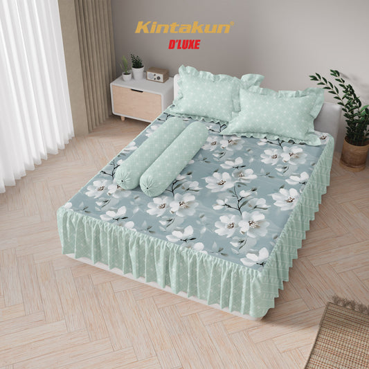Kintakun Dluxe Sprei Rumbai Kanari Tinggi 39cm