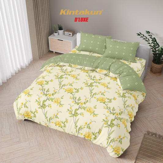 Kintakun Dluxe Bedcover Set Fitted Kenanga Tinggi 25cm