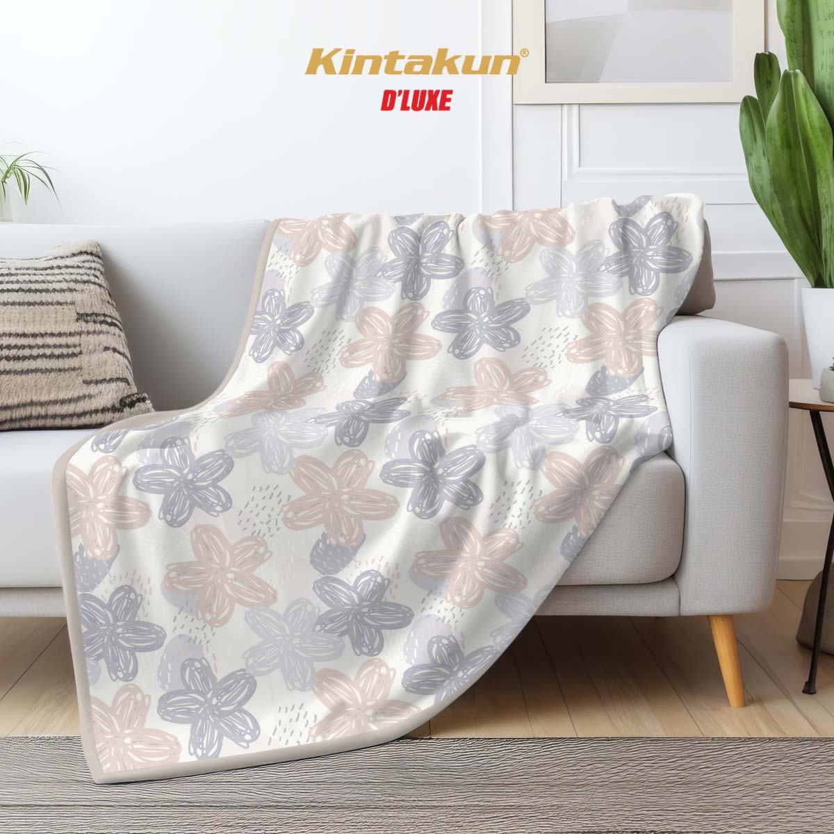 Kintakun Dluxe Selimut Flannel 160 x 200 Varian Motif
