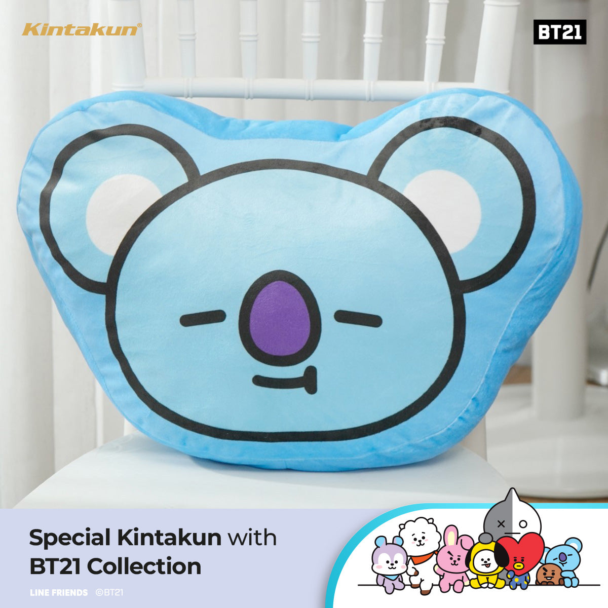 Kintakun Home Bantal Sofa Bentuk Kartun Animasi Varian Karakter