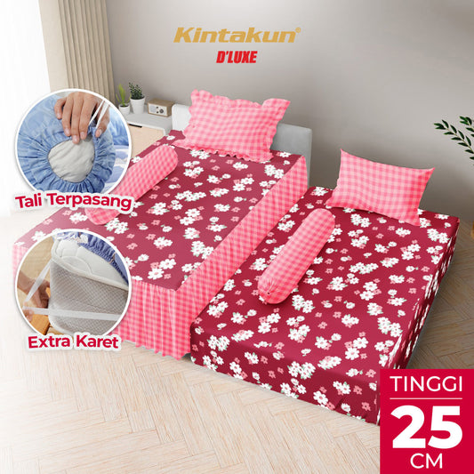 Kintakun Dluxe Sprei Duo 2in1 Laras Tinggi 25cm