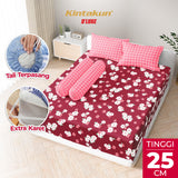 Kintakun Dluxe Sprei Fitted Laras Tinggi 25cm