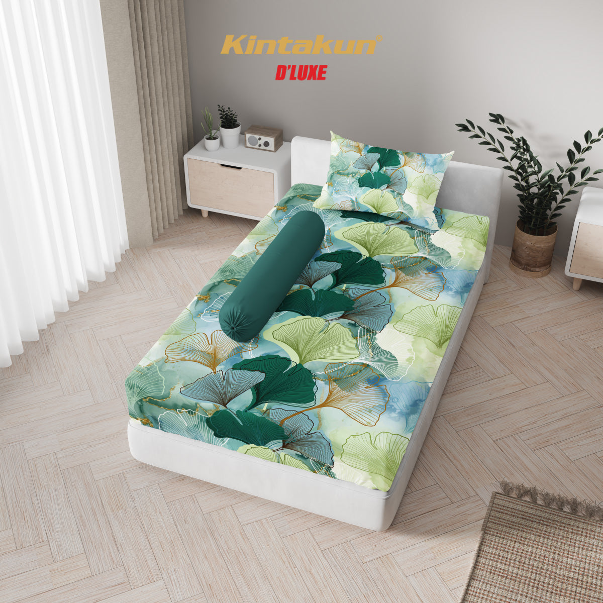 Kintakun Dluxe Sprei Fitted Liora Tinggi 25cm