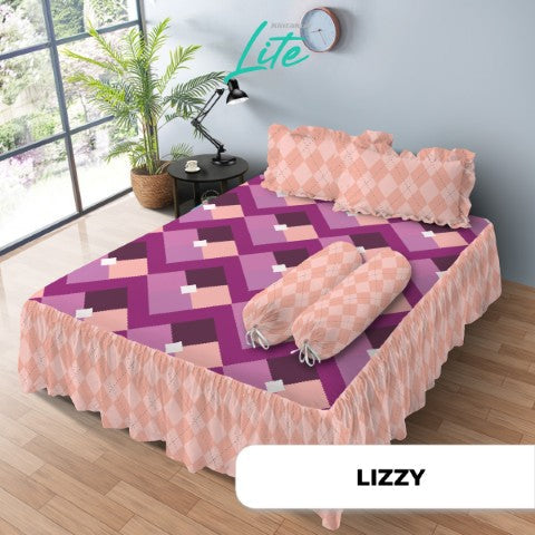 Kintakun Lite Sprei Rumbai Lizzy Tinggi 20cm
