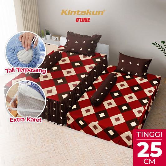 Kintakun Dluxe Sprei Duo 2in1 Lorencia Tinggi 25cm