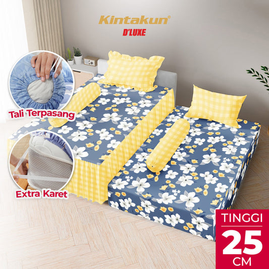 Kintakun Dluxe Sprei Duo 2in1 Lunetta Tinggi 25cm