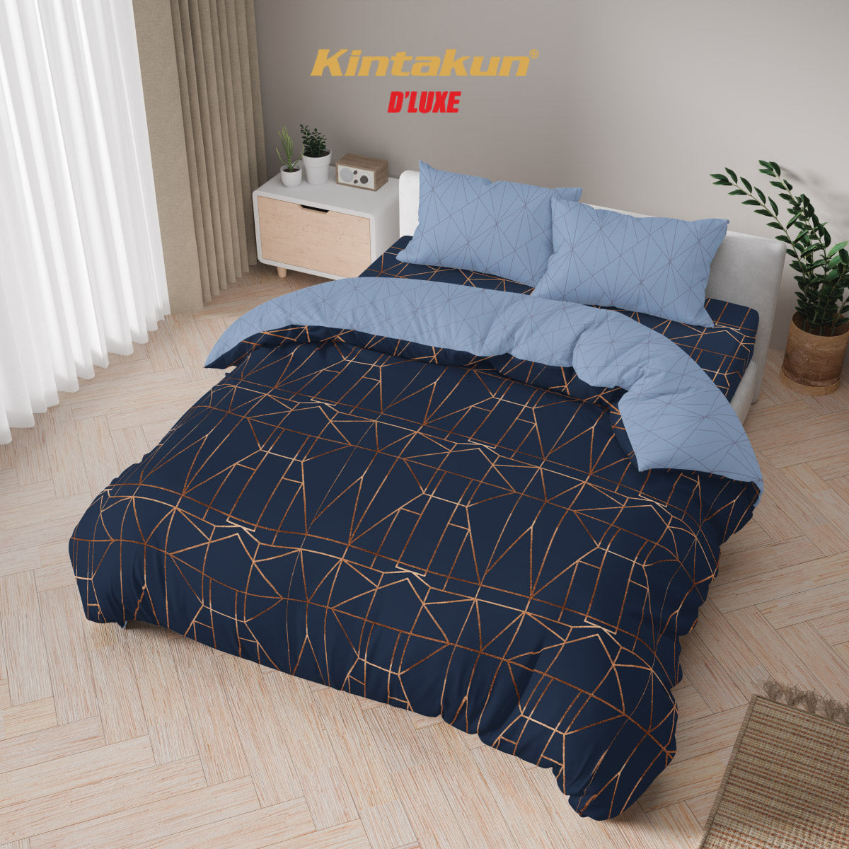 Kintakun Dluxe Bedcover Set Fitted Malik Tinggi 25cm