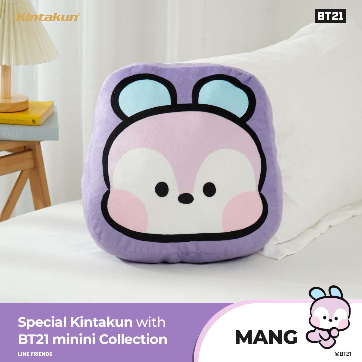 Kintakun Home Bantal Sofa minini Bentuk Kartun Animasi Varian Karakter