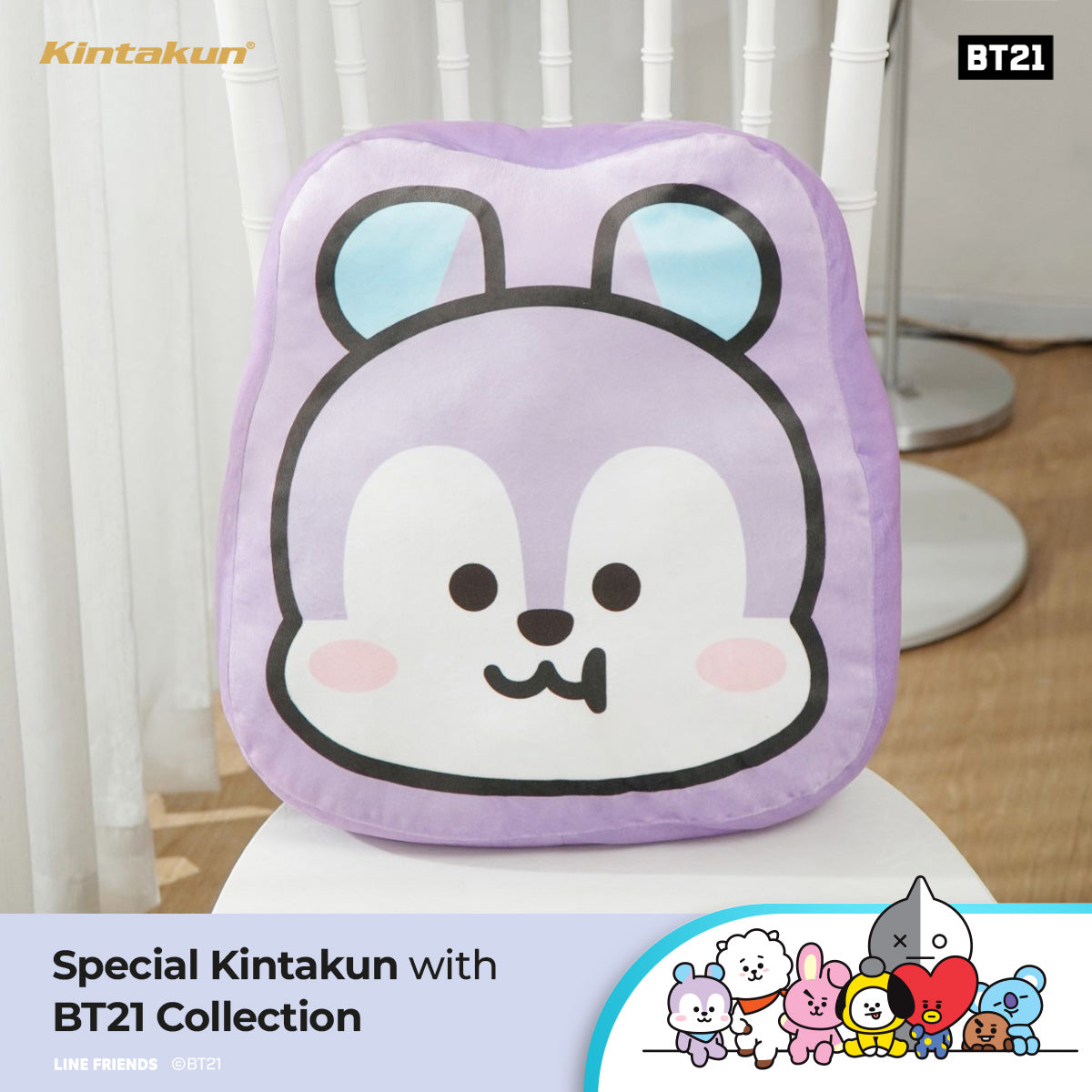 Kintakun Home Bantal Sofa Bentuk Kartun Animasi Varian Karakter