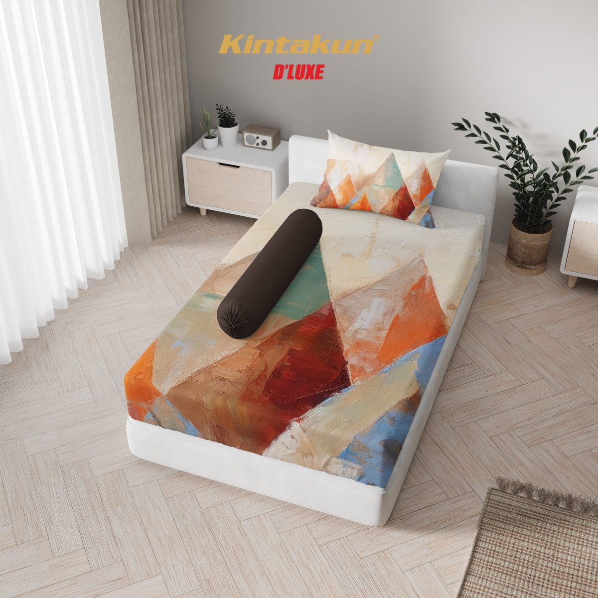 Kintakun Dluxe Sprei Fitted Marco Tinggi 25cm
