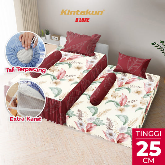 Kintakun Dluxe Sprei Duo 2in1 Marmaya Tinggi 25cm