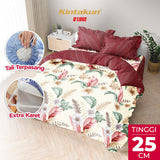 Kintakun Dluxe Bedcover Set Rumbai Marmaya Tinggi 25cm