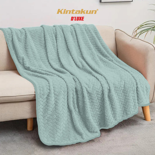 Kintakun Selimut Luxury Lembut & Mewah 160 x 200 cm Minty