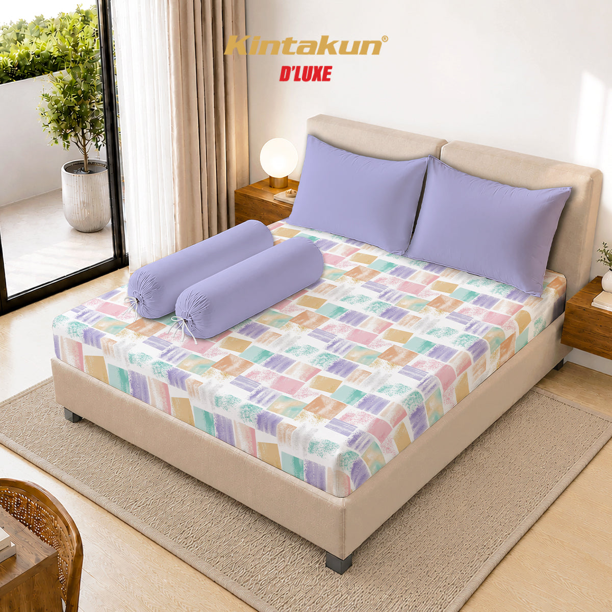 Kintakun Dluxe Sprei Fitted Mivana Tinggi 30cm