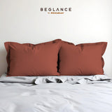 Beglance Sarung Bantal Microtex Isi 2 Pcs Naos