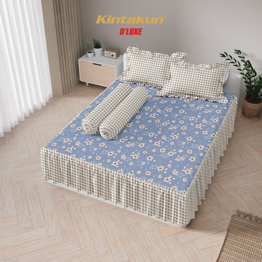 Kintakun Dluxe Sprei Rumbai Nasya Tinggi 39cm