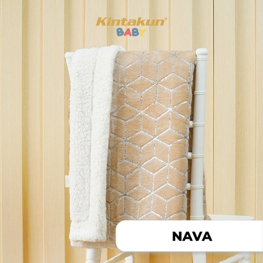 Sherpa Foil Baby Blanket 76 x 102