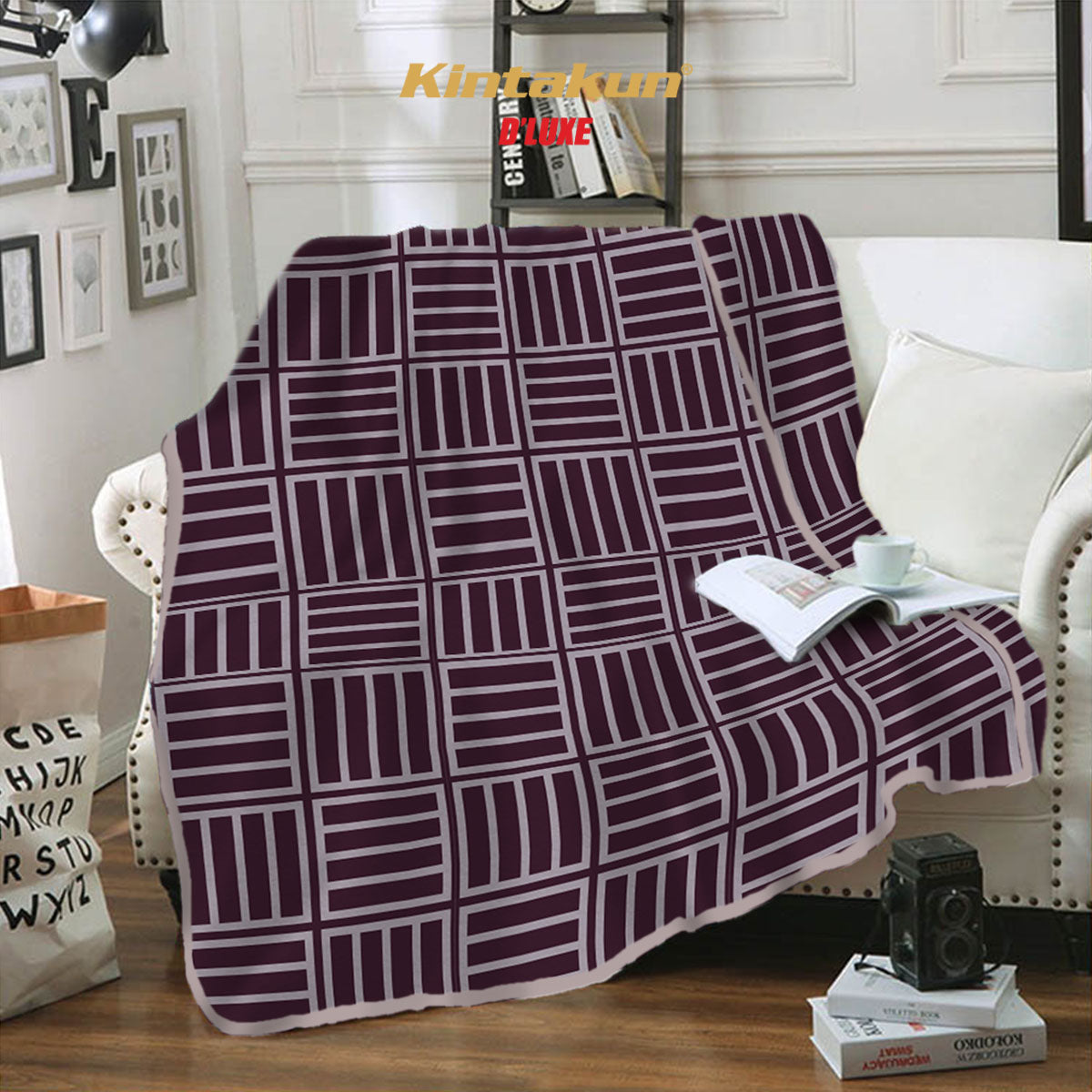 Kintakun Selimut Flannel Polyester 160 x 200 Varian Motif