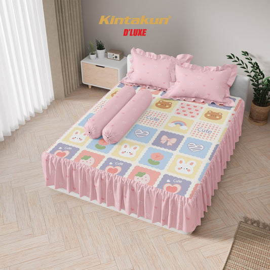 Kintakun Dluxe Sprei Rumbai Patcha Tinggi 39cm