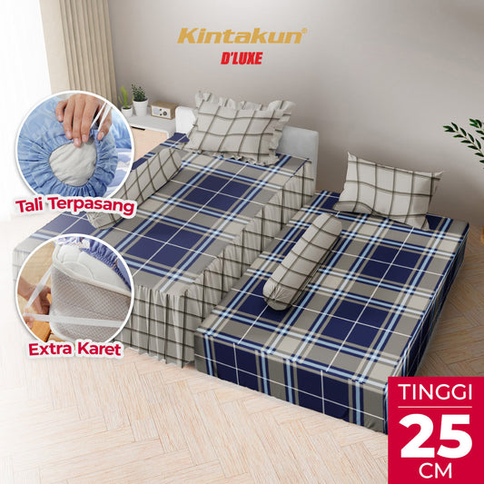 Kintakun Dluxe Sprei Duo 2in1 Priska Tinggi 25cm