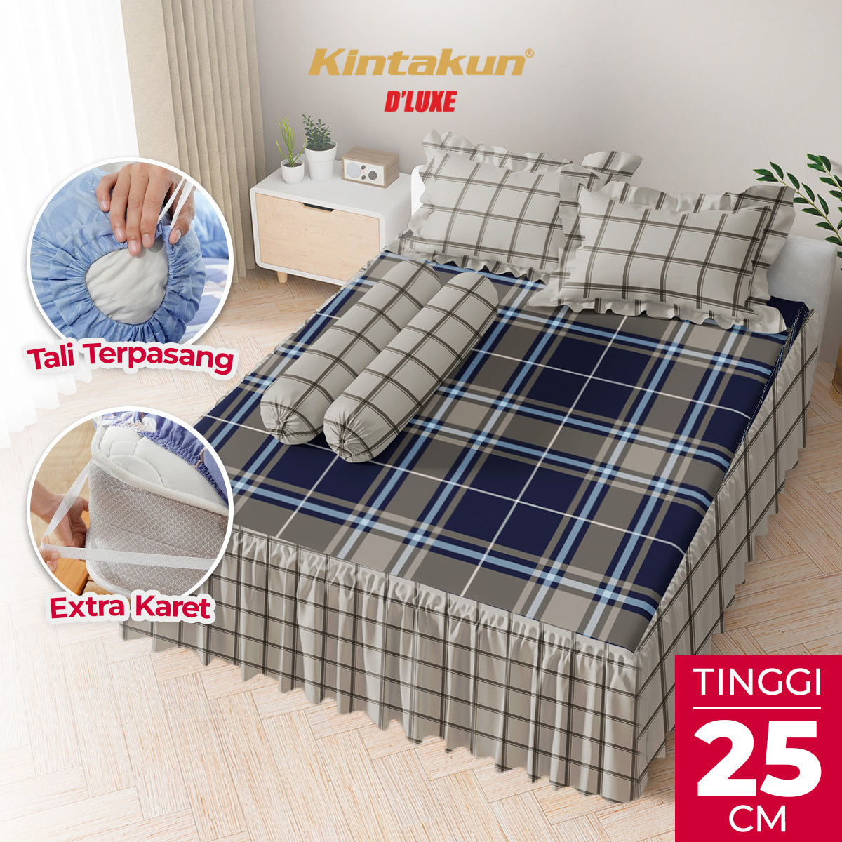 Kintakun Dluxe Sprei Rumbai Priska