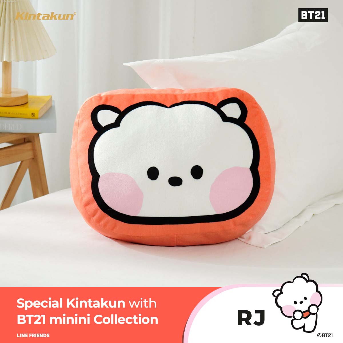 Kintakun Home Bantal Sofa minini Bentuk Kartun Animasi Varian Karakter