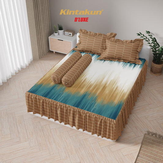 Kintakun Dluxe Sprei Rumbai Senia Tinggi 39cm