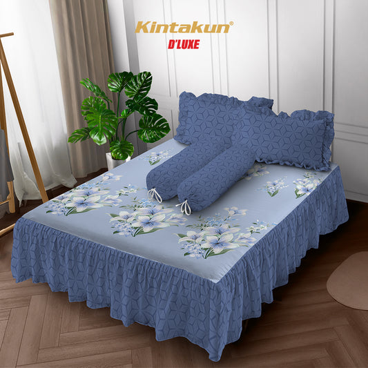 Kintakun DLUXE Sprei Set Rumbai Tinggi 39 cm Shakila