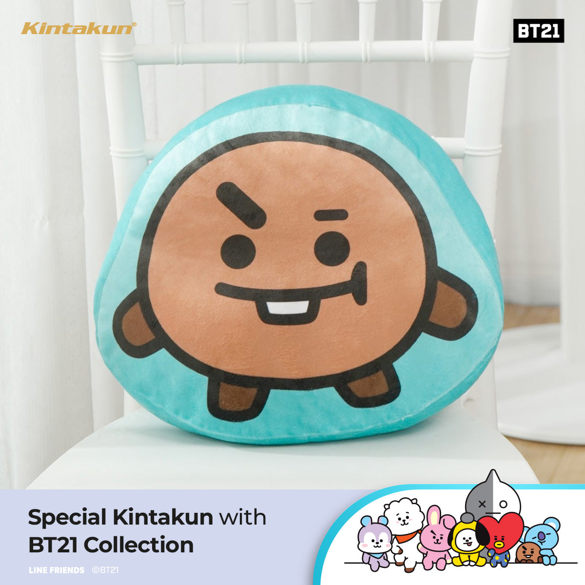 Kintakun Home Bantal Sofa Bentuk Kartun Animasi Varian Karakter