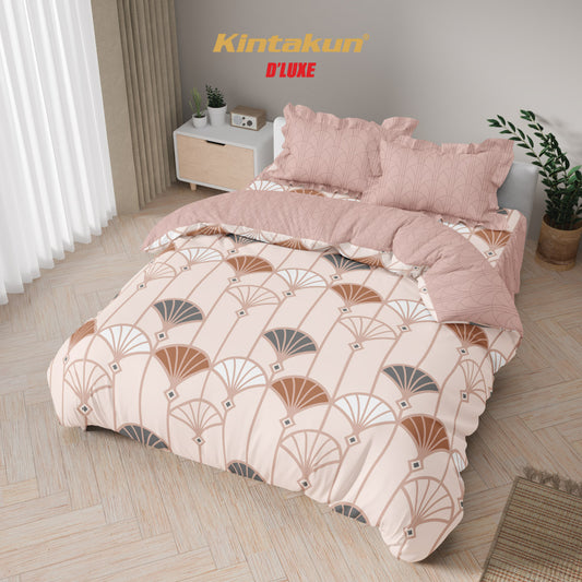Kintakun Dluxe Bedcover Set Rumbai Sonya Tinggi 39cm