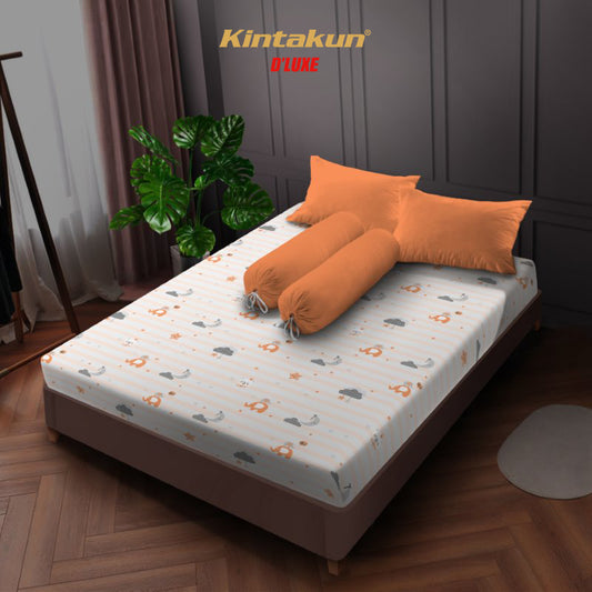 Kintakun DLUXE Sprei Set Fitted Gala Tinggi 20 cm