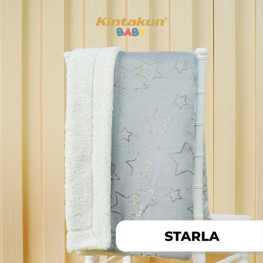 Sherpa Foil Baby Blanket 76 x 102