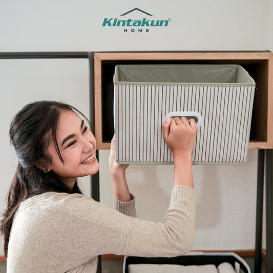 Kintakun Home Saira Tempat Penyimpanan Baju dengan Handle