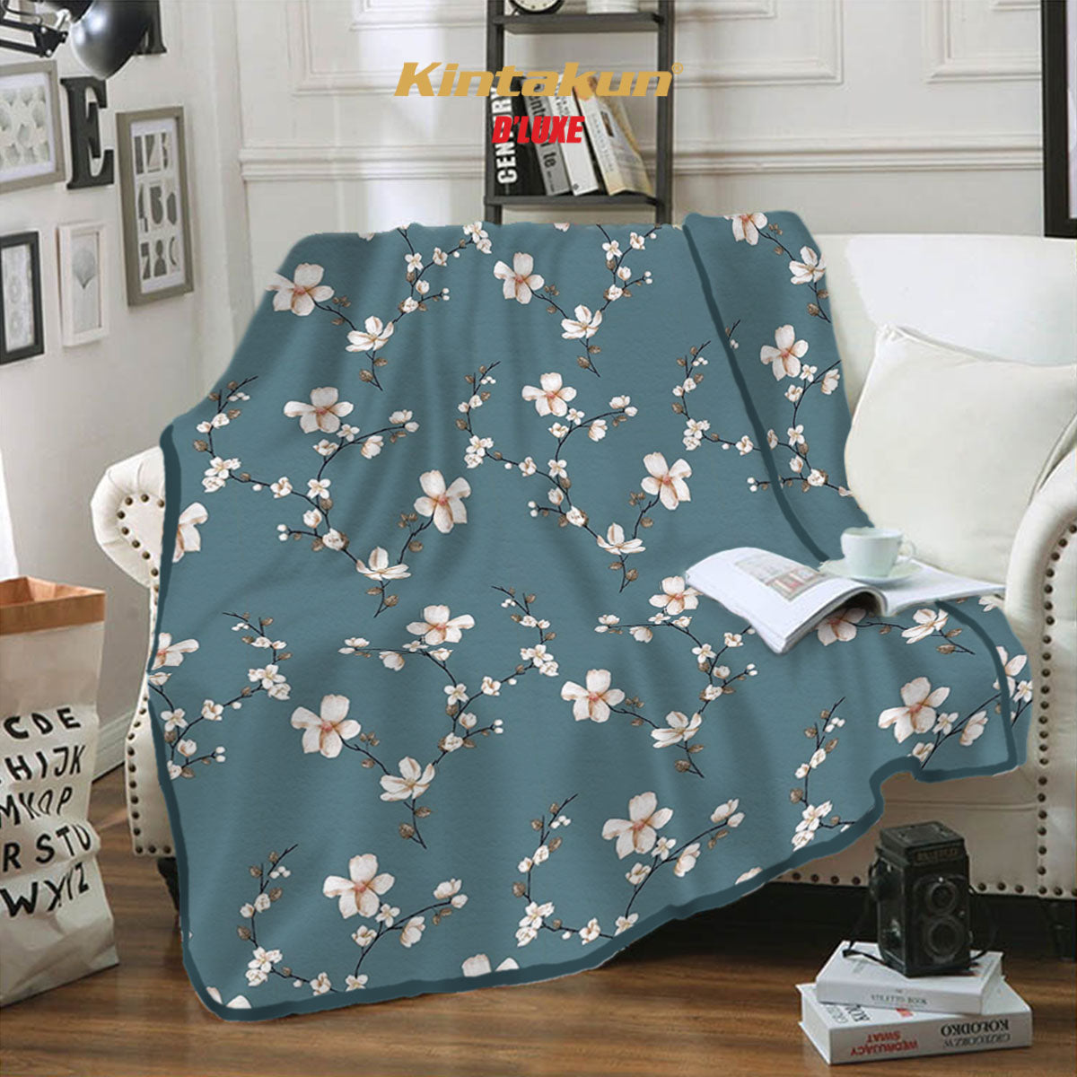 Kintakun Selimut Flannel Polyester 160 x 200 Varian Motif
