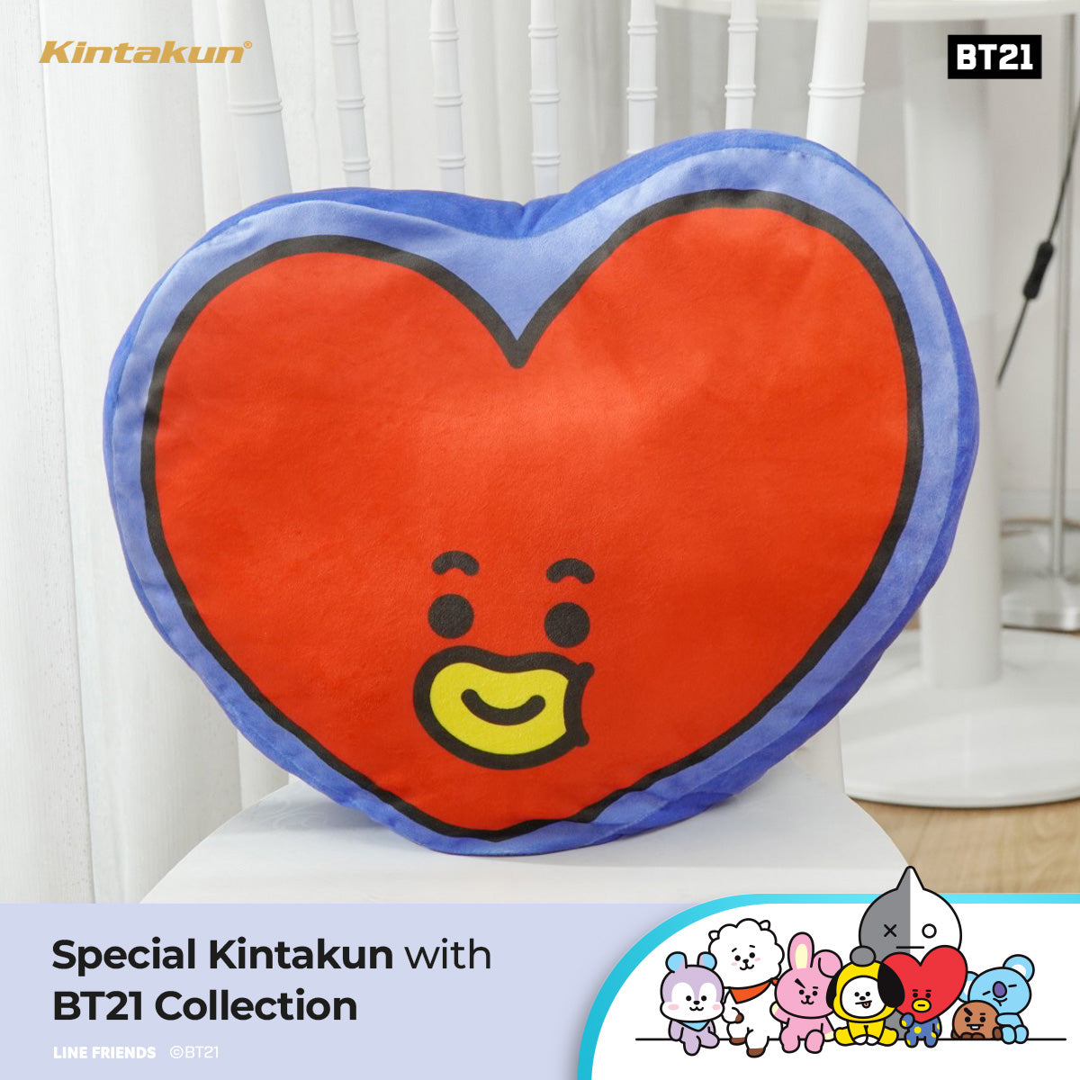 Kintakun Home Bantal Sofa Bentuk Kartun Animasi Varian Karakter