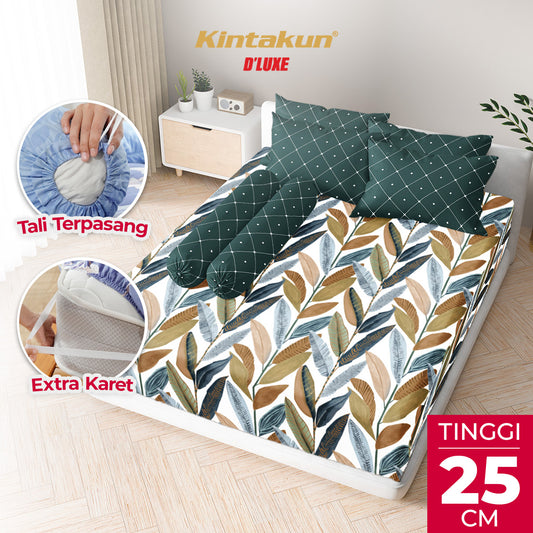 Kintakun Dluxe Sprei Fitted B4 Telania Tinggi 25cm
