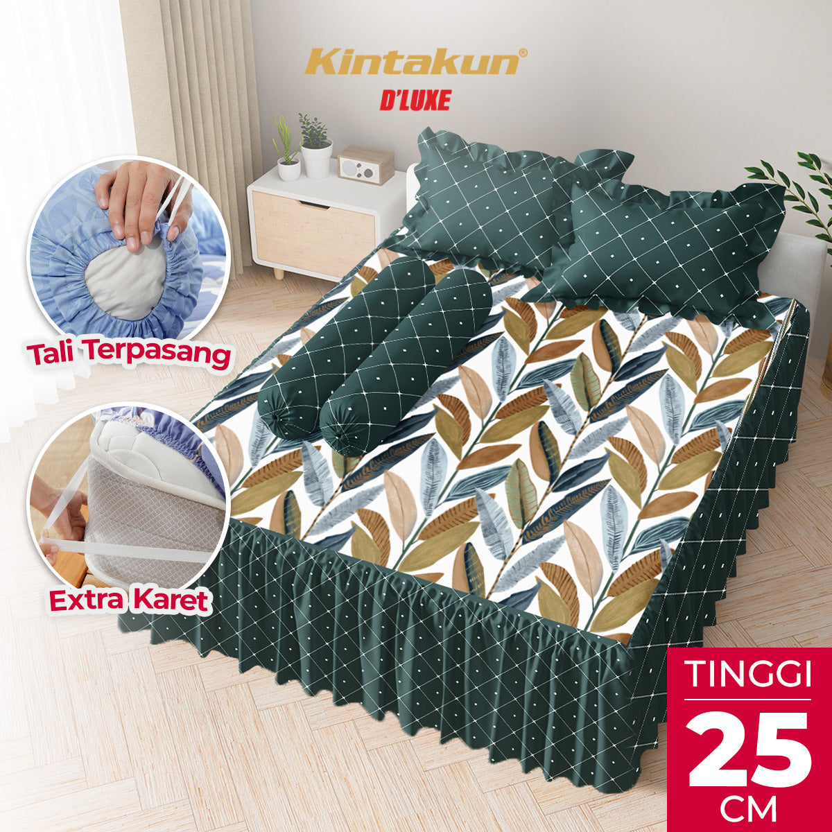 Kintakun Dluxe Sprei Rumbai Telania
