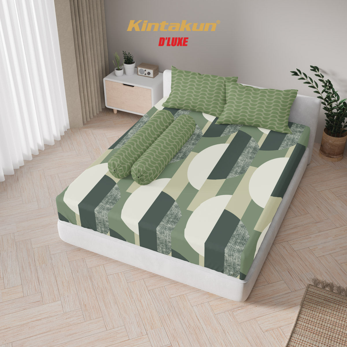 Kintakun Dluxe Sprei Fitted Tesa Tinggi 25cm