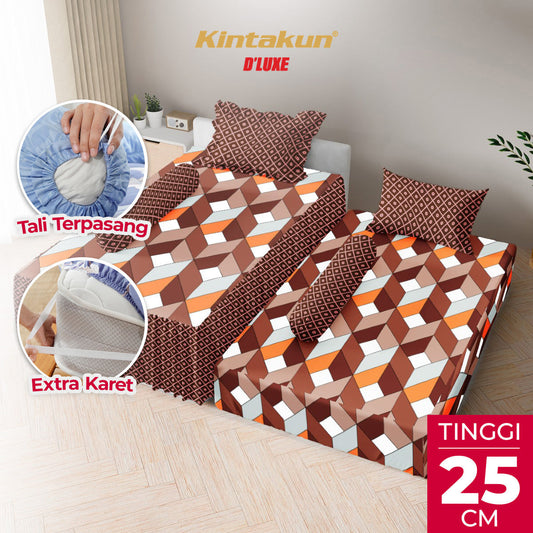Kintakun Dluxe Sprei Duo 2in1 Valeska Tinggi 25cm