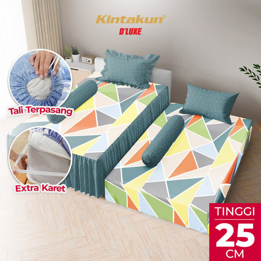 Kintakun Dluxe Sprei Duo 2in1 Varelia Tinggi 25cm