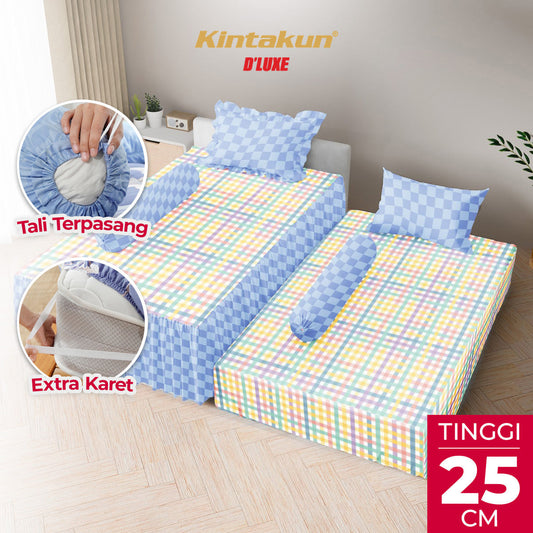 Kintakun Dluxe Sprei Duo 2in1 Vina Tinggi 25cm