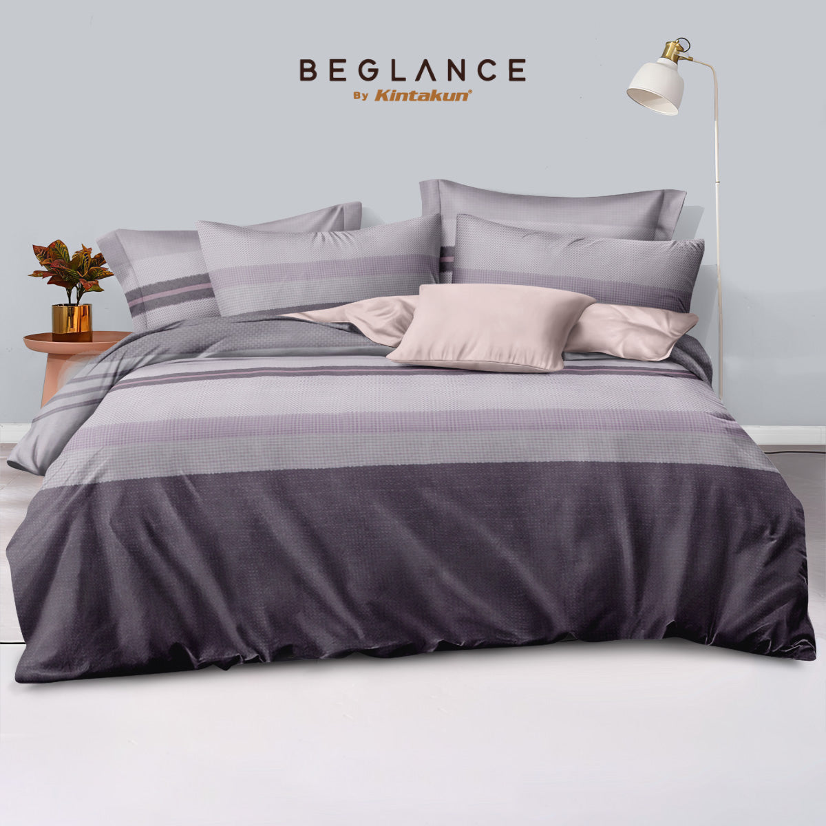 Beglance Tencel Duvet Cover Set Fitted Willow Tinggi 40 cm